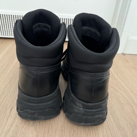 Prada Men's Platform/Combat Boots Size 11 100% Authentic - Picture 4 of 8